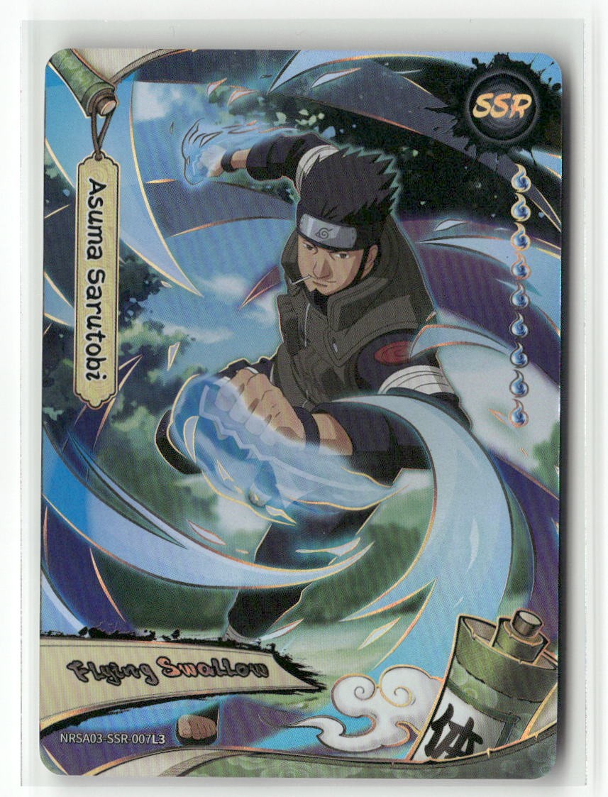 Asuma Sarutobi SSR Chapter Jin Series 3 007L3 NM Asuma Sarutobi SSR Chapter Jin Series 3 007L3 NM