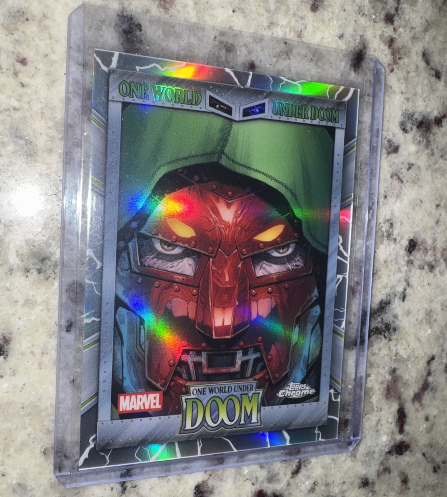 Topps Chrome One World Under Doom Card OW-06 Holo Card Marvel