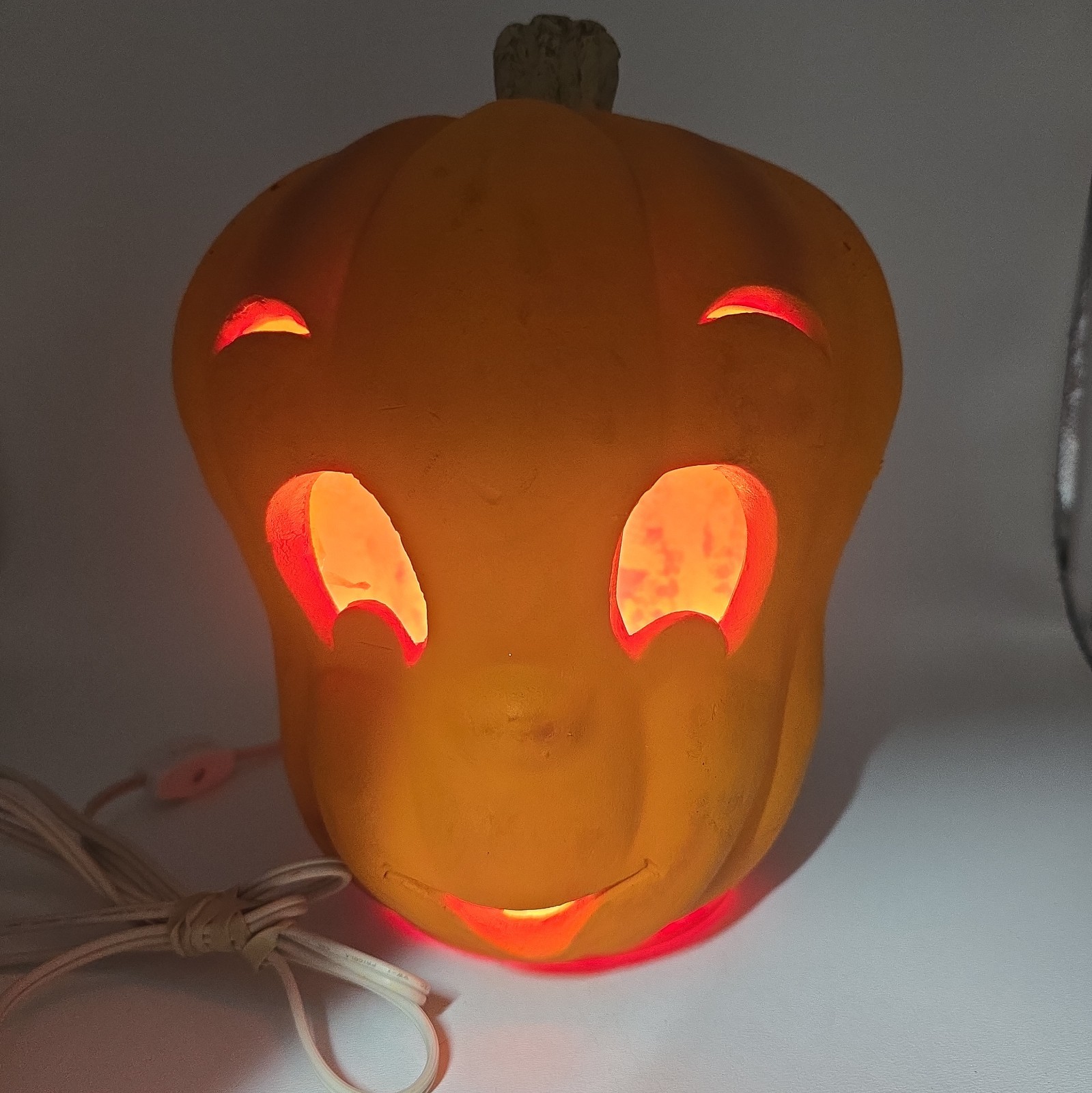 Casper the Friendly Ghost 1995 Jack O\' Lantern Light Pumpkin Halloween 10\