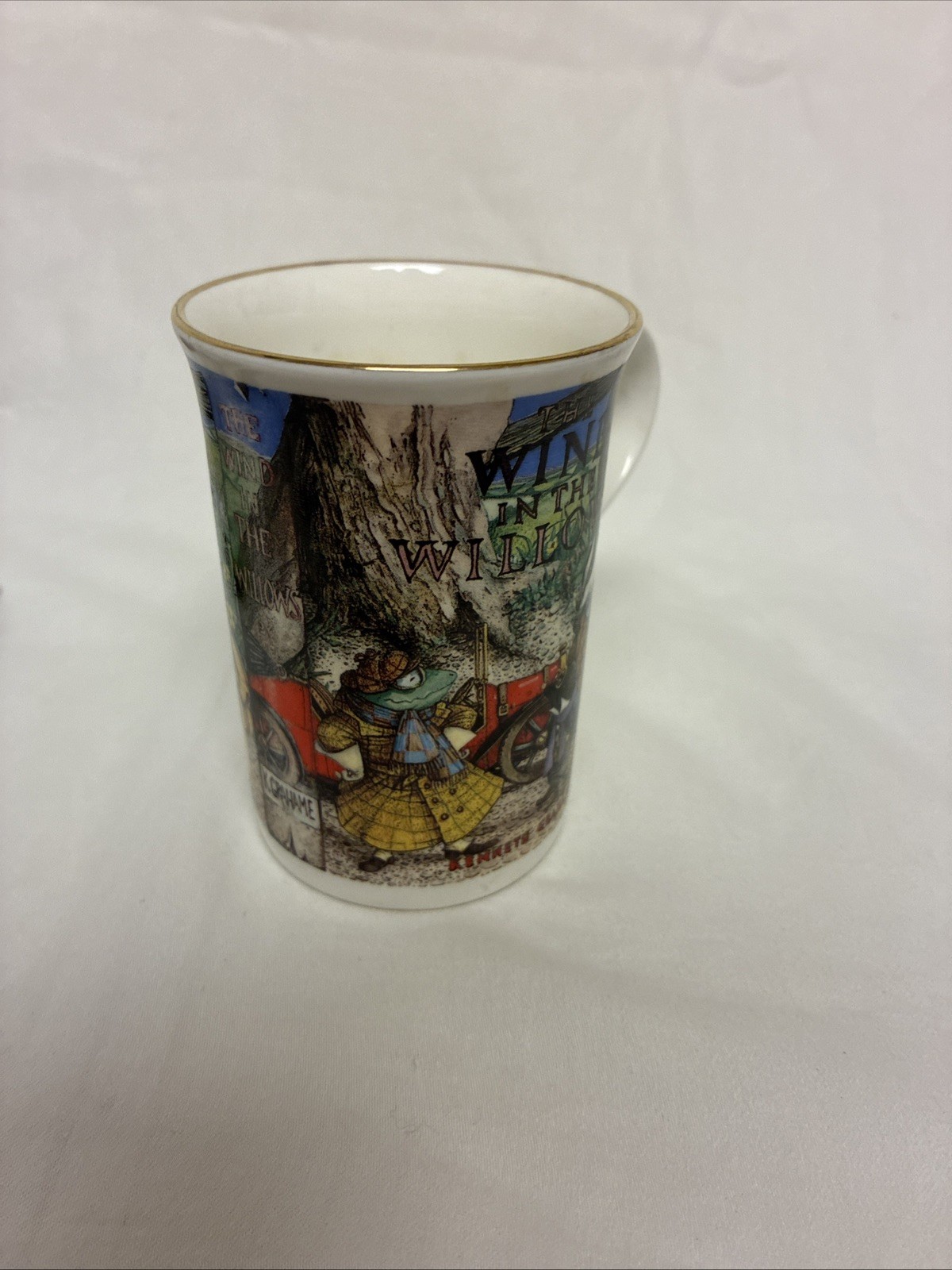 James Sadler Wind In The Willows Mug / Cup Fine Bone China w/ Gold Rim England