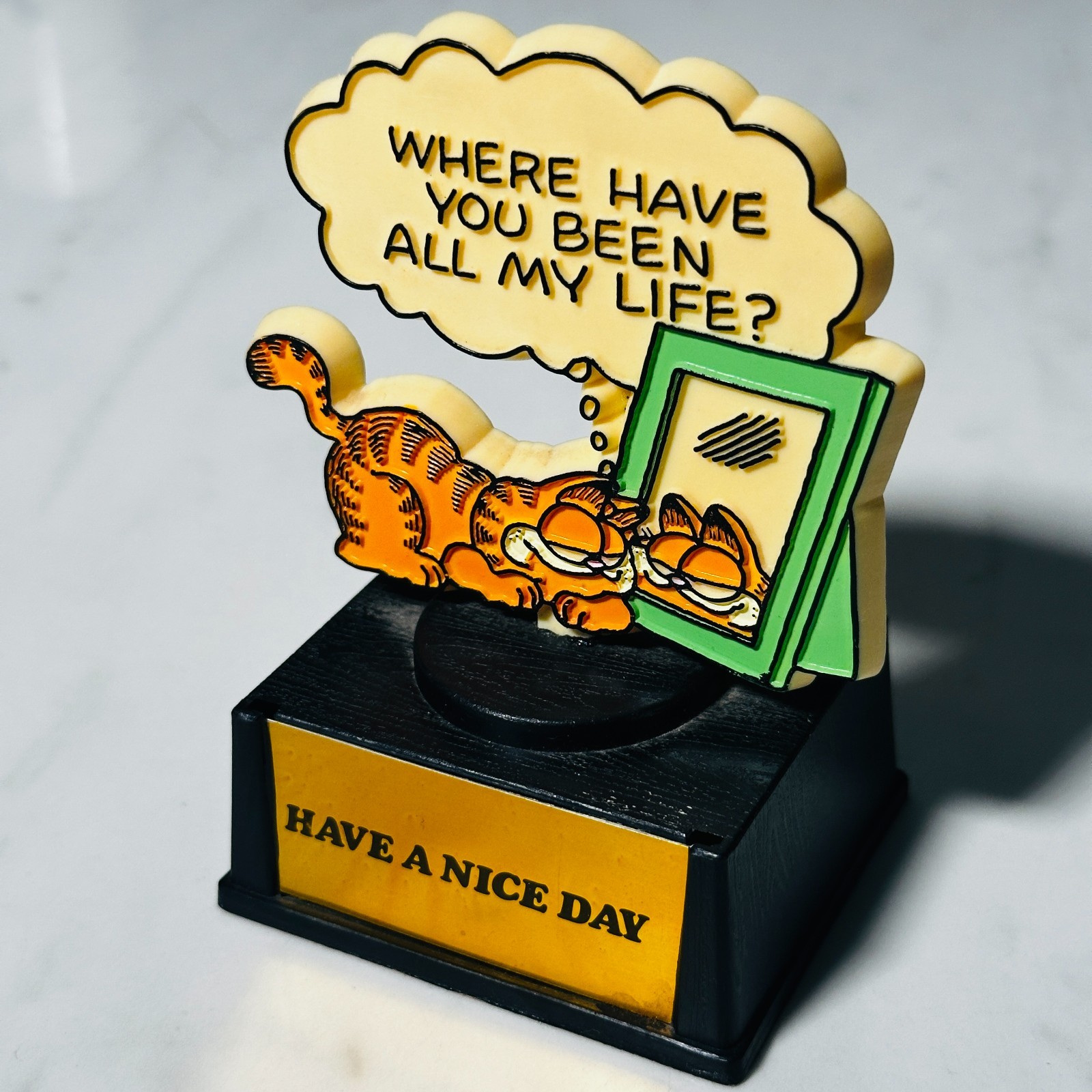 Vintage 1978 Garfield Trophy - Aviva - “Where Have You Been All My Life”