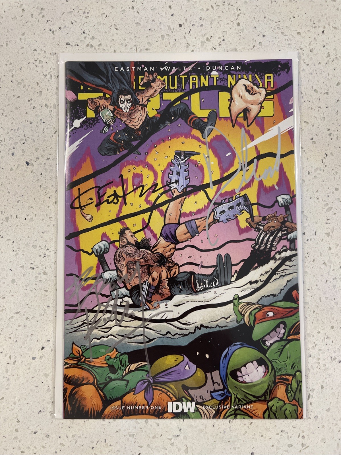 TMNT #1 NYCC Exclusive Signed By Eastman, King & Danhauser w/COA