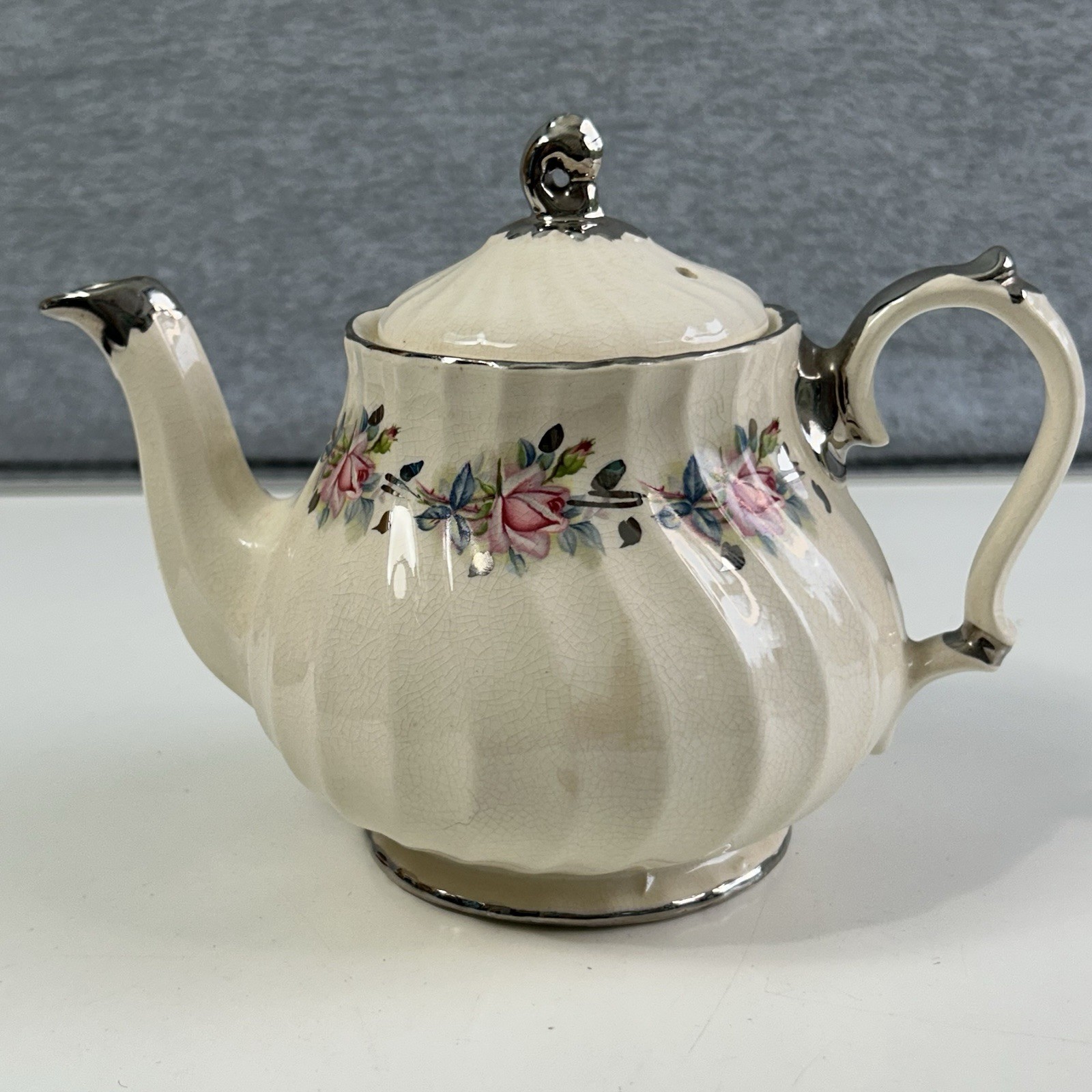 VTG Sadler England Teapot Floral 5\
