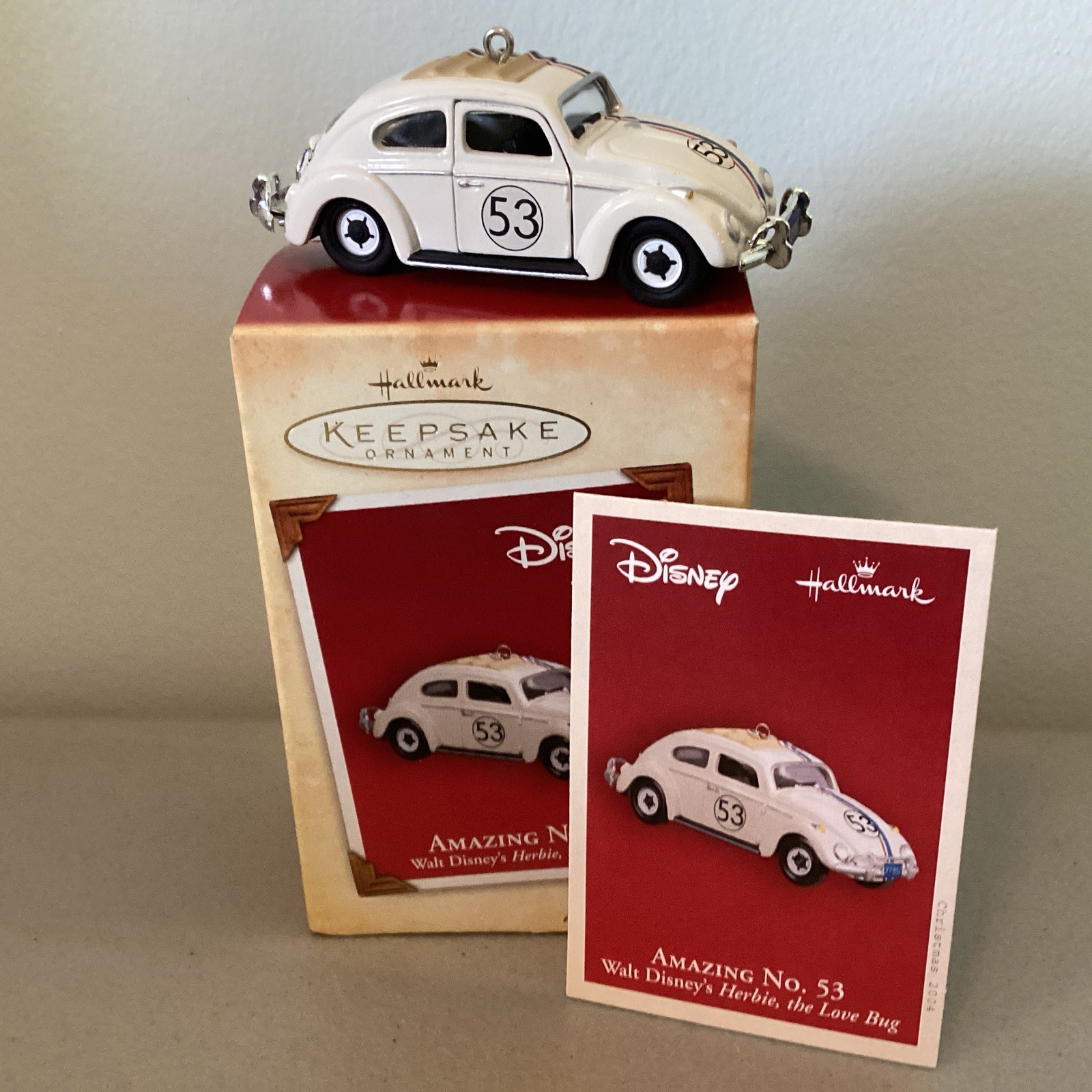 2004 Hallmark Amazing No. 53 Ornament - Walt Disney\'s Herbie, the Love Bug