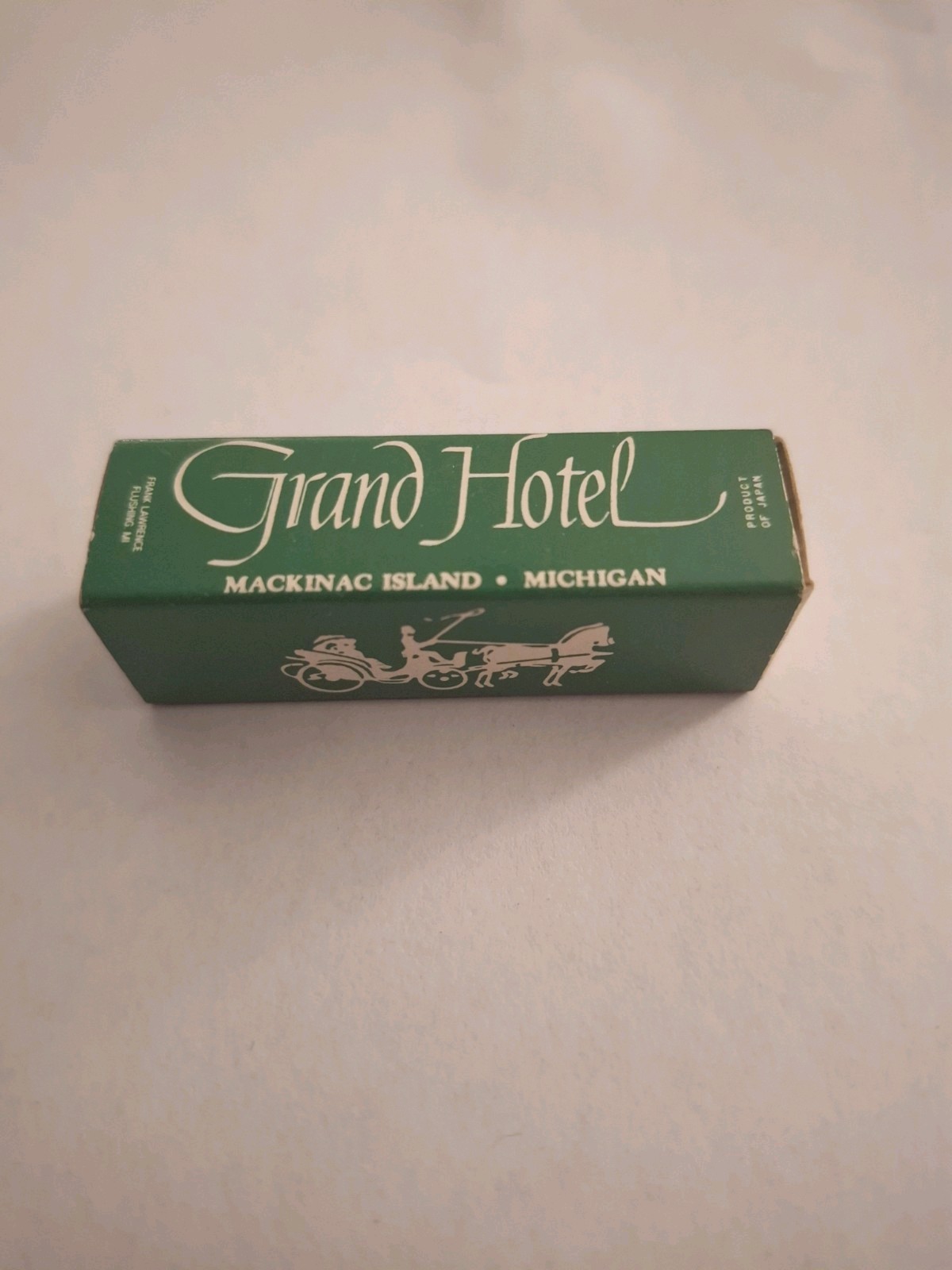 Vintage Grand Hotel Cupola Bar Mackinac Island MI Matchbox Circa 1980s