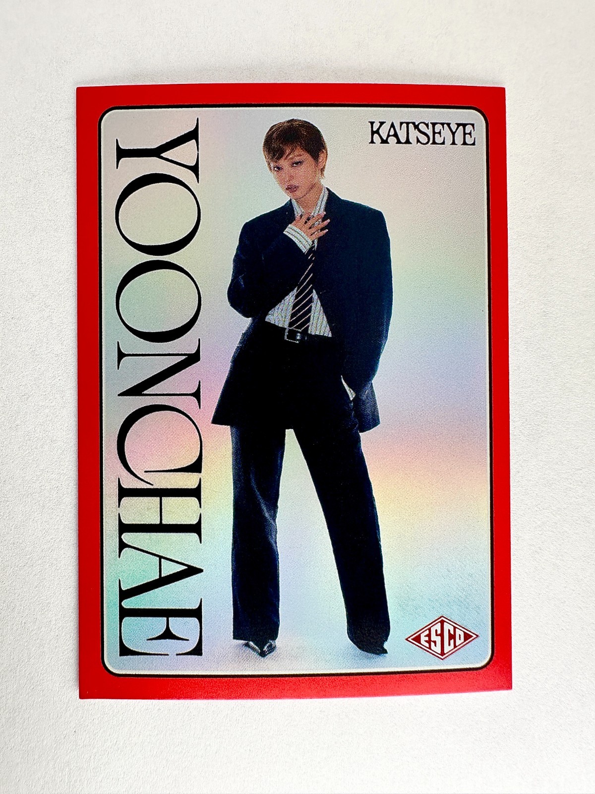 KATSEYE YOONCHAE WILD 002/005 #33 ESCO Serial Numbered Rare 2026 Trading Card