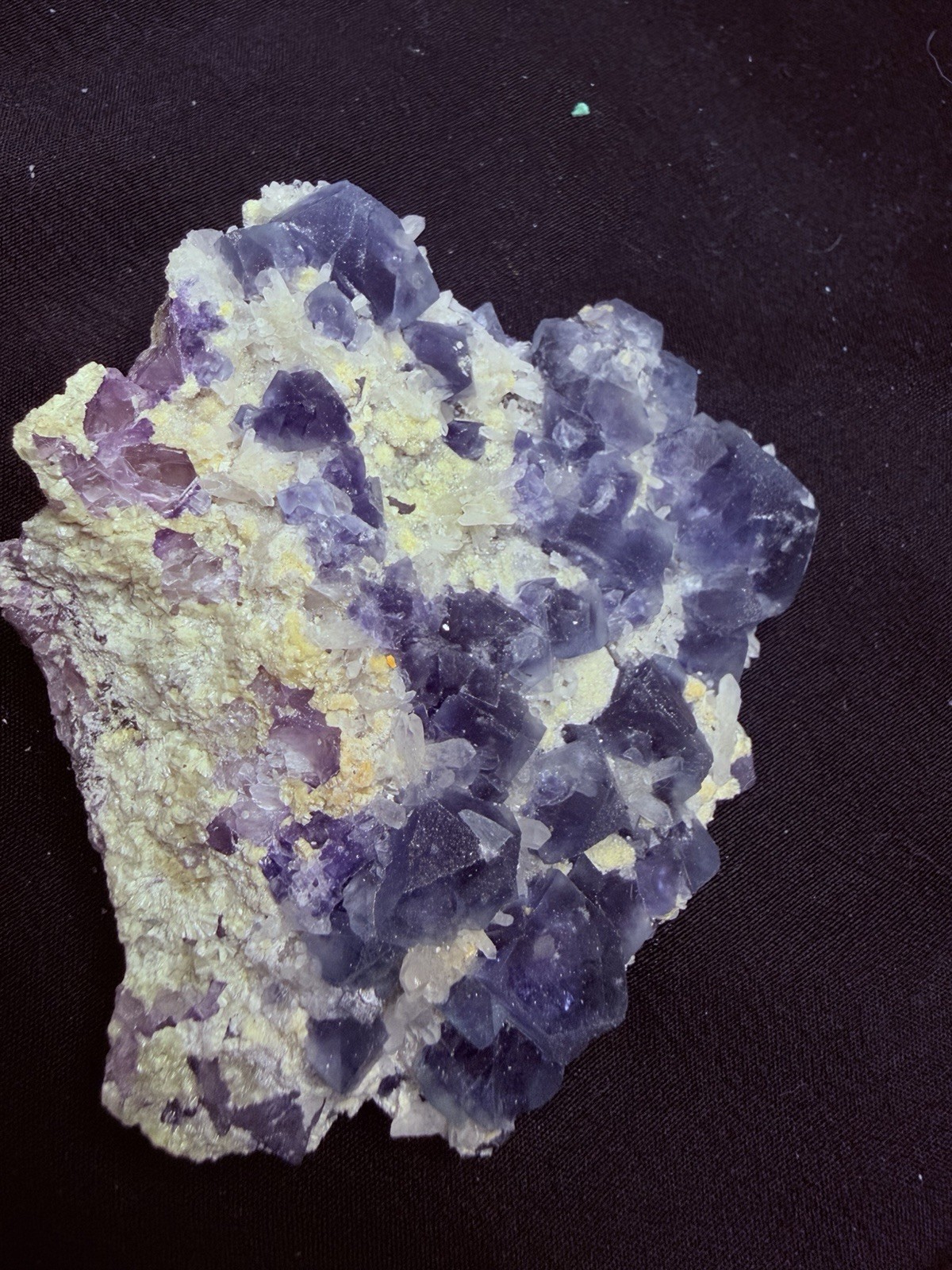 166g Rare Purple Fluorite Cube Specimen Inner Mongolia 166g Rare Purple Fluorite Cube Specimen Inner Mongolia