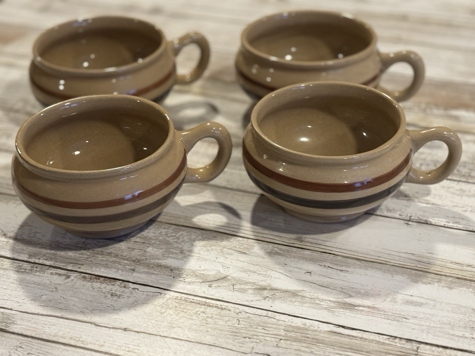Hartstone Handcrafted for Lipton Soup Bowls 4 Bowls