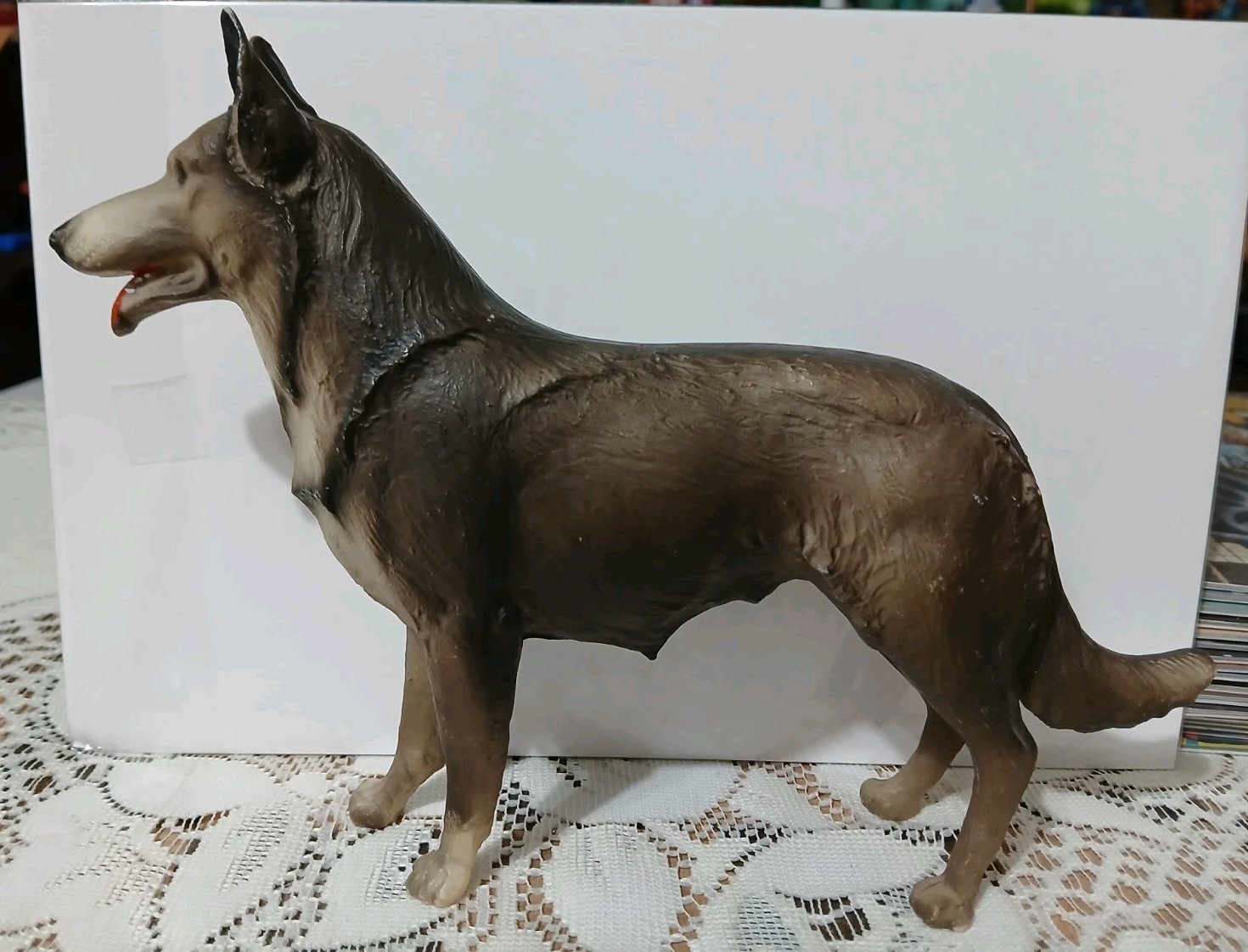 1971 Vintage Breyer German Shepard Dog Brown Grey #327 HTF Rin Tin Tin Mold