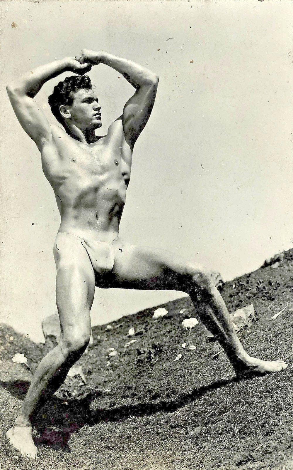 Gay Interest - Vintage   Male Physique Photos  ATHLETIC MODEL GUILD  3 x 4.5\