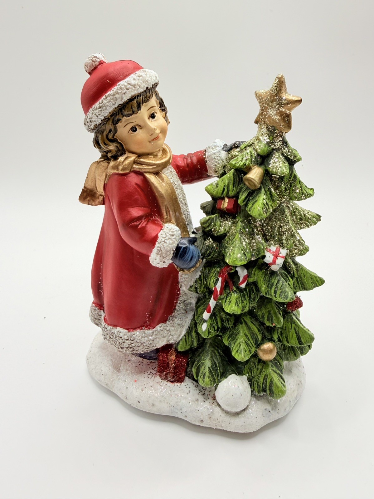 Vintage Tii Collections Christmas Victorian Child Girl Resin Figurine Tree Vintage Tii Collections Christmas Victorian Child Girl Resin Figurine Tree