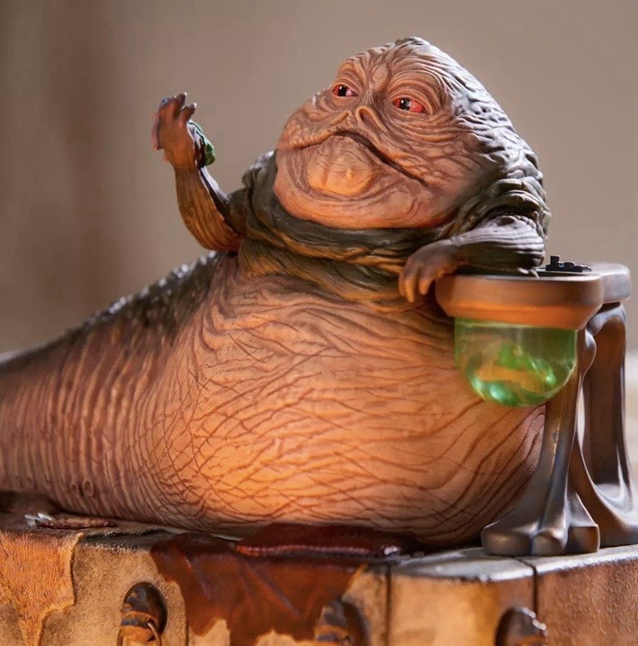 Disney Parks Jabba the Hutt Light Up Figure Star Wars Galaxy Edge New in Box