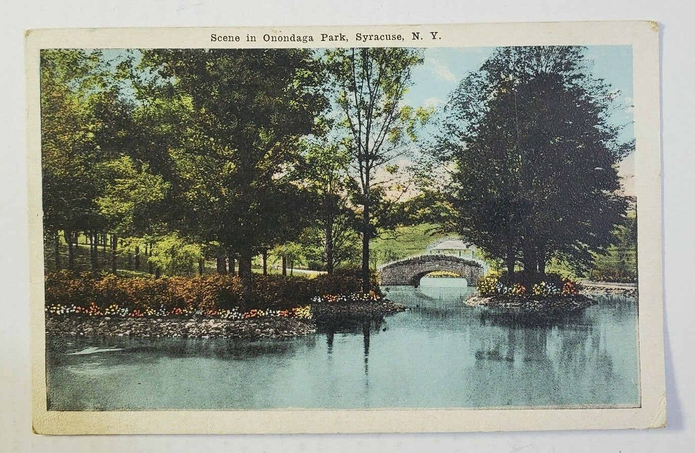 Onondaga Park - Syracuse, NY. - Postcard Posted 6/8/1921 - Mayflower Stamp