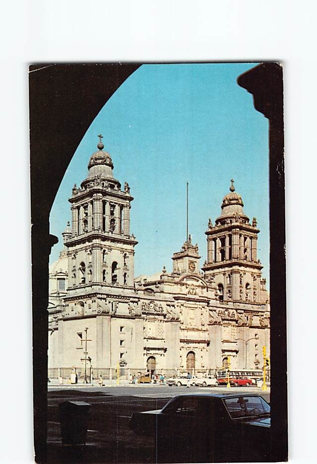 Postcard Mexico Metropolitan Cathedral Mexico City Mexico