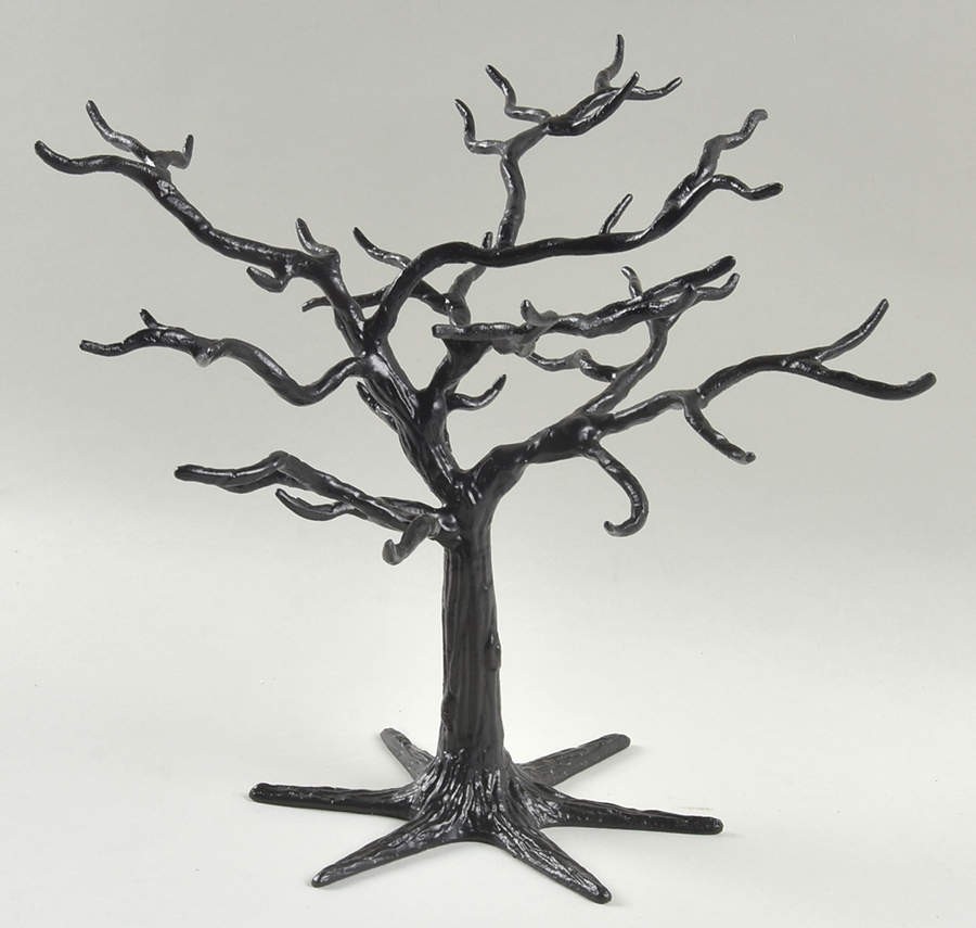 Lenox Ornament Tree Figurine Matte Black Metal Tree - Boxed 11884512