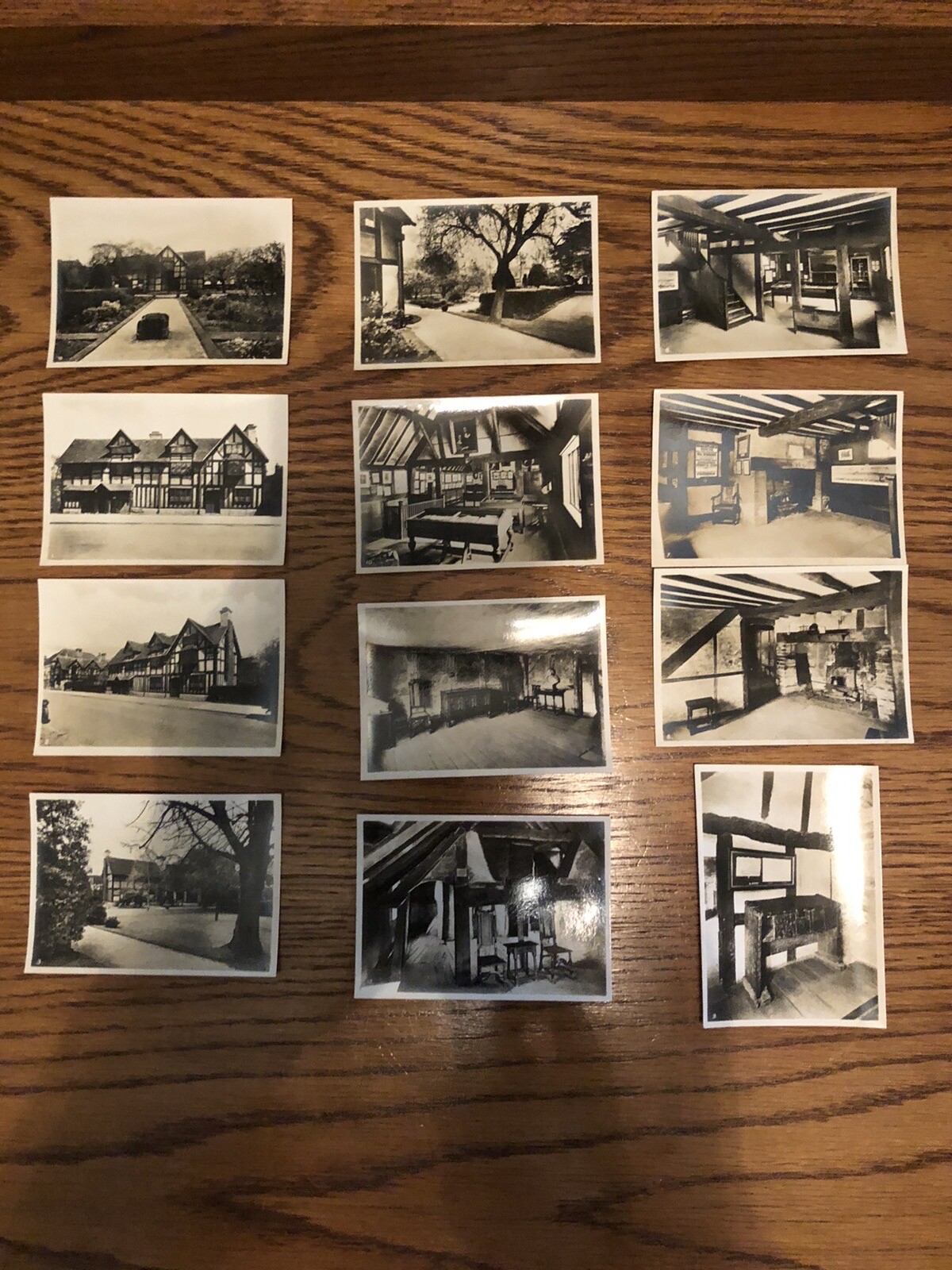 Vintage Shakespeare\'s Birthplace 12 Black & White Photographs