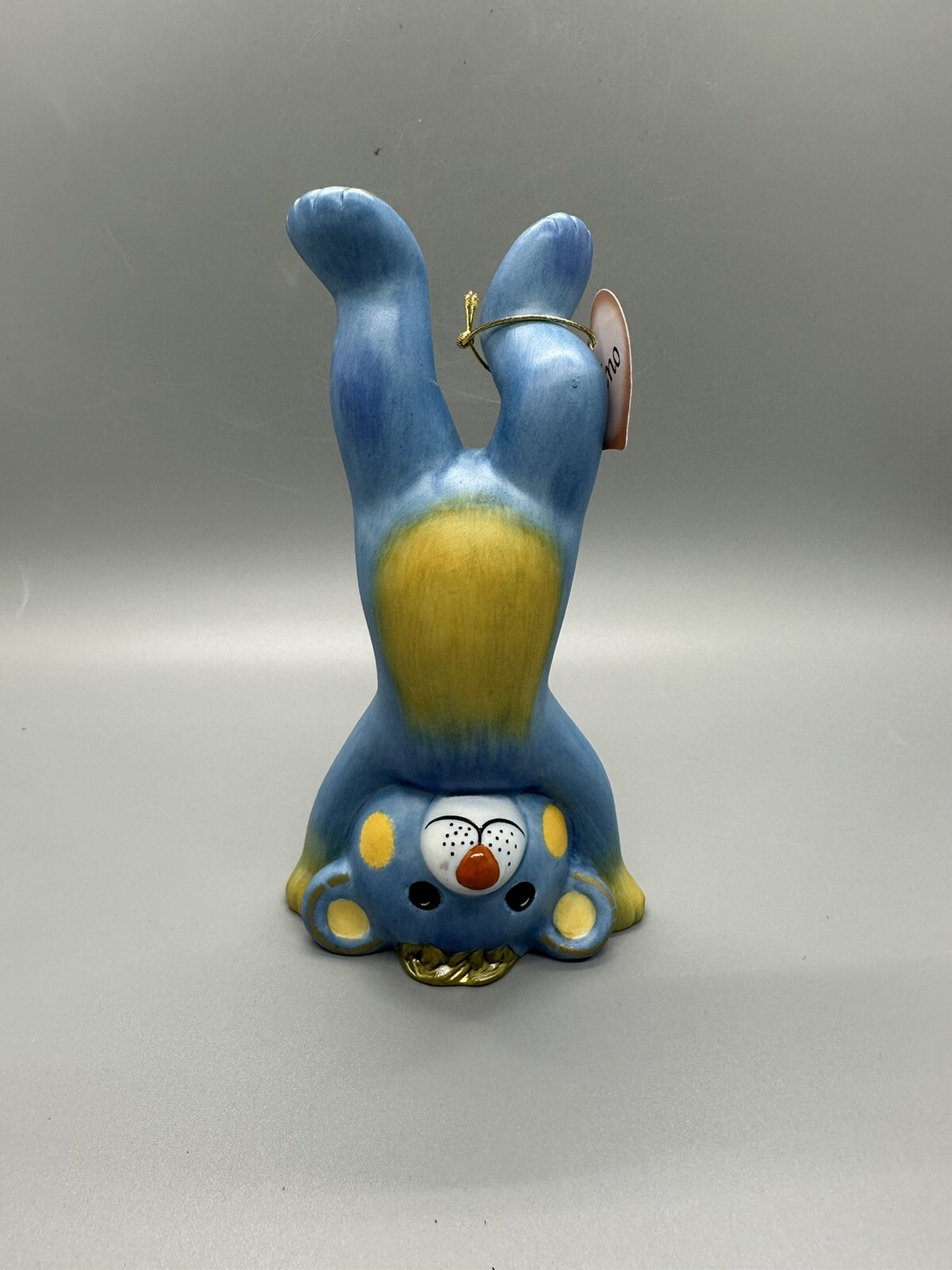 Goebel Figurine Rosinas Blue Teddy Bear Peppino Wachtmeister Hang Tag Germany
