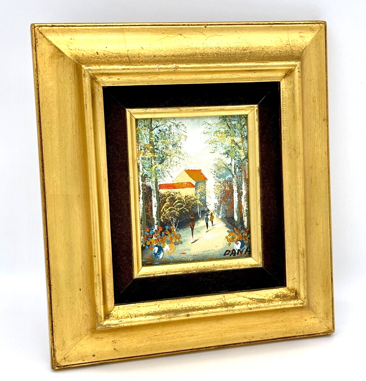 Oil Painting Original Signed Hand Painted in Taiwan Street 4\