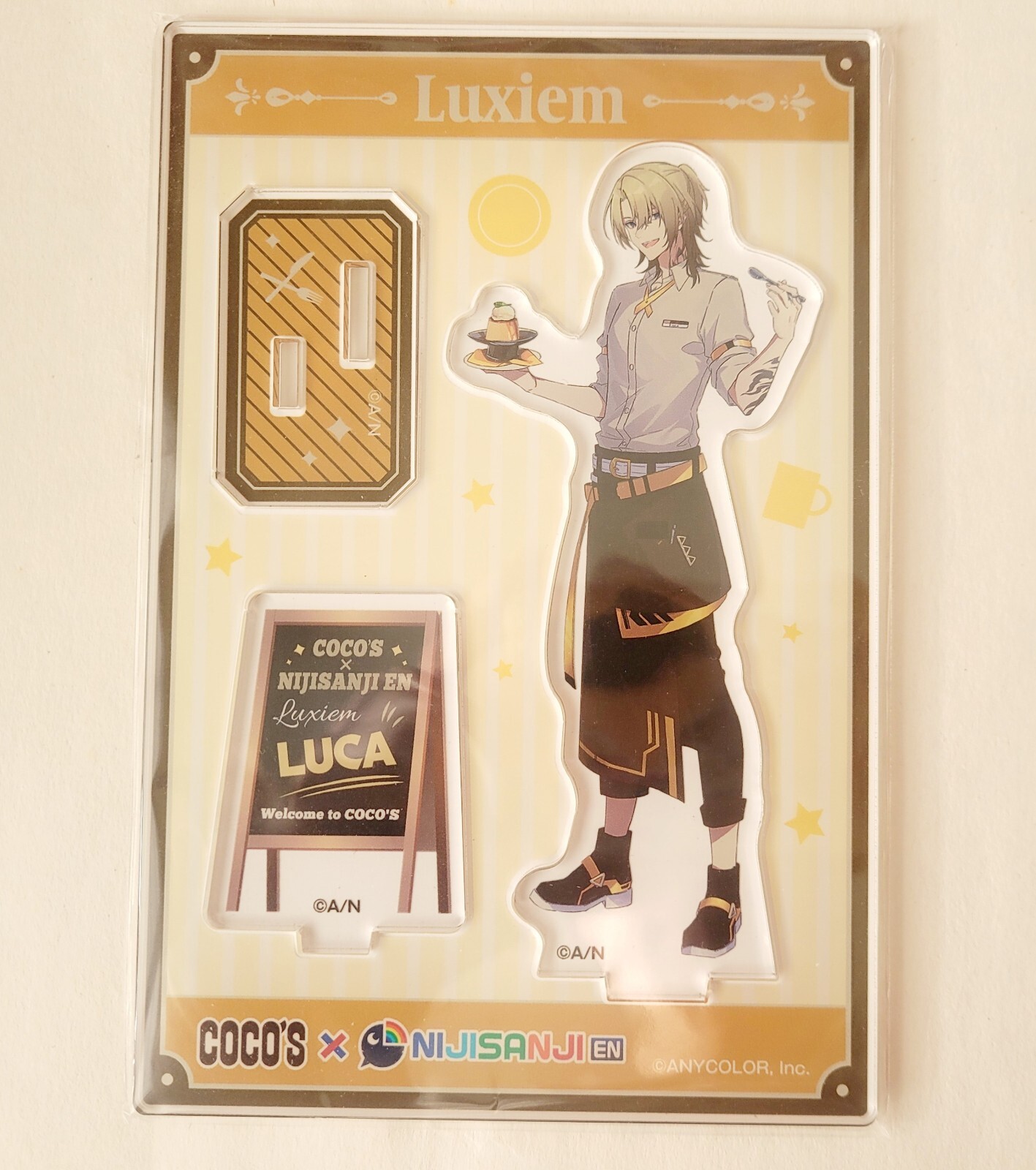 LIMITED Nijisanji EN X COCO\'s Luxiem Luca Kaneshiro Acrylic Stand