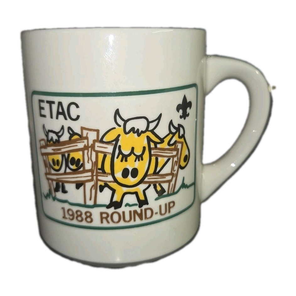 1988 East Texas Area Council Roundup Mug Cup