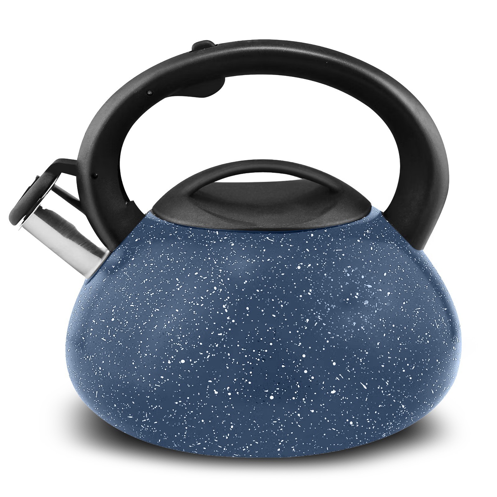 3 Quart Stovetop Whistling Tea Kettle, Granite Finish, Fast Boil
