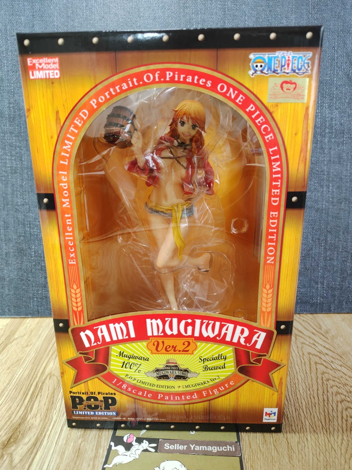 One Piece Portraits Of Pirates Nami MUGIWARA Ver.2 Limited Megahouse Figure NEW