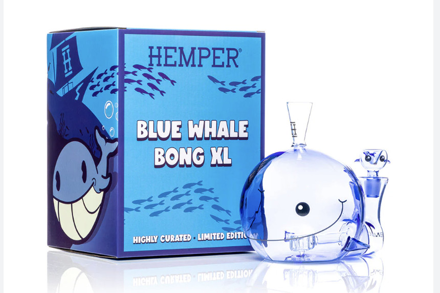 Blue Whale XL Bong by Hemper