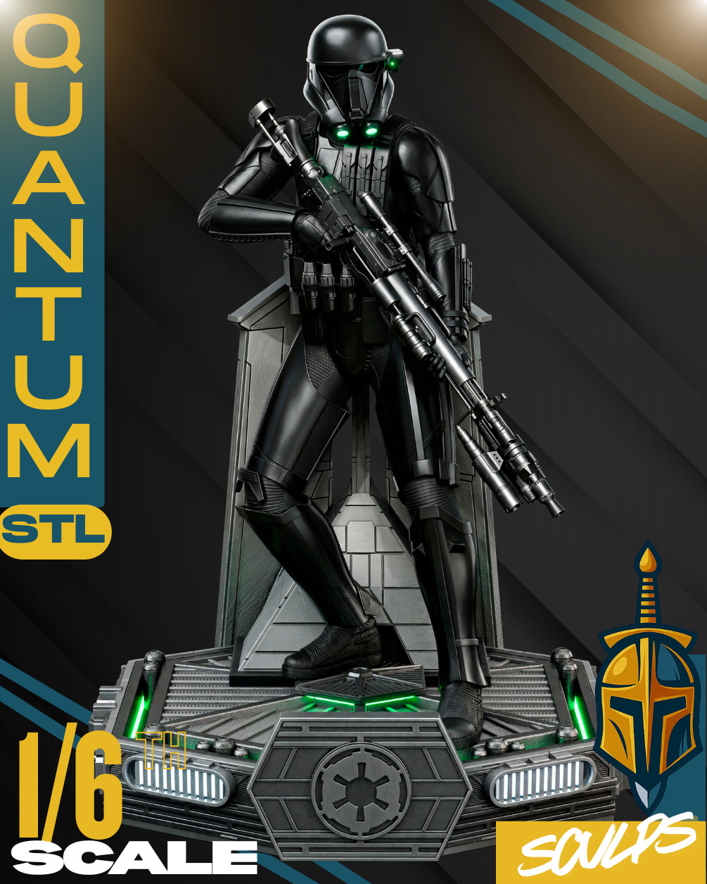 Imperial Death Trooper Resin Sculpture Model Kit  Star Wars Unpainted/Unassemble