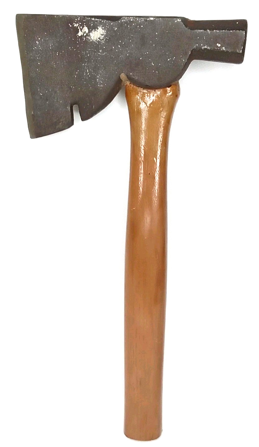 Antique Tool 1920s Carpenters Hatchet With Wood Handle 13 1/2\