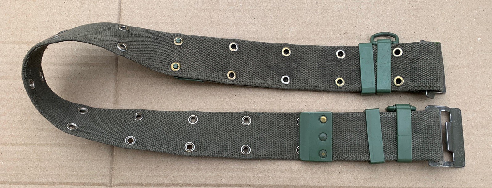French Military Canvas Equipment Belt 40\