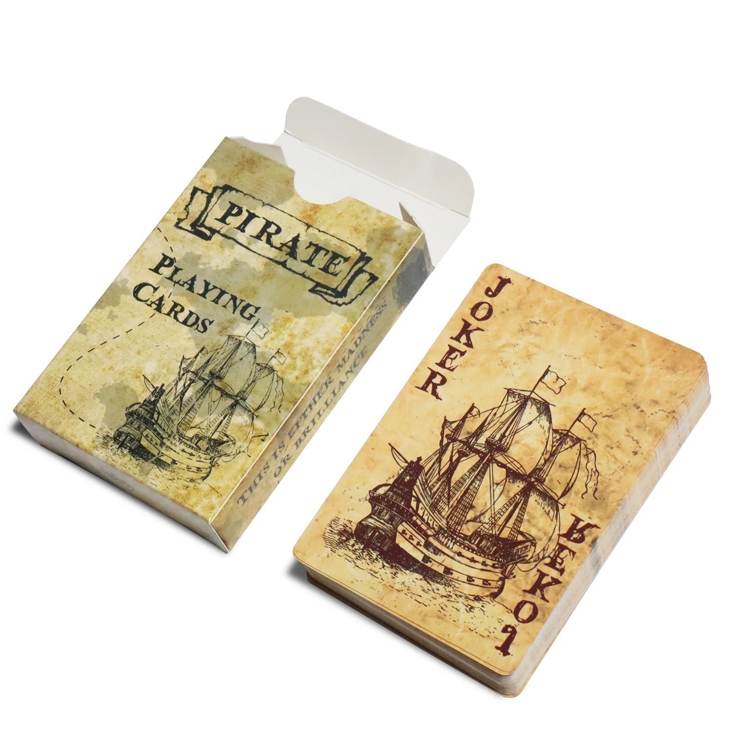 Pirate King Playing Cards Vintage Style Poker Bridge Card Deck 60x90mm