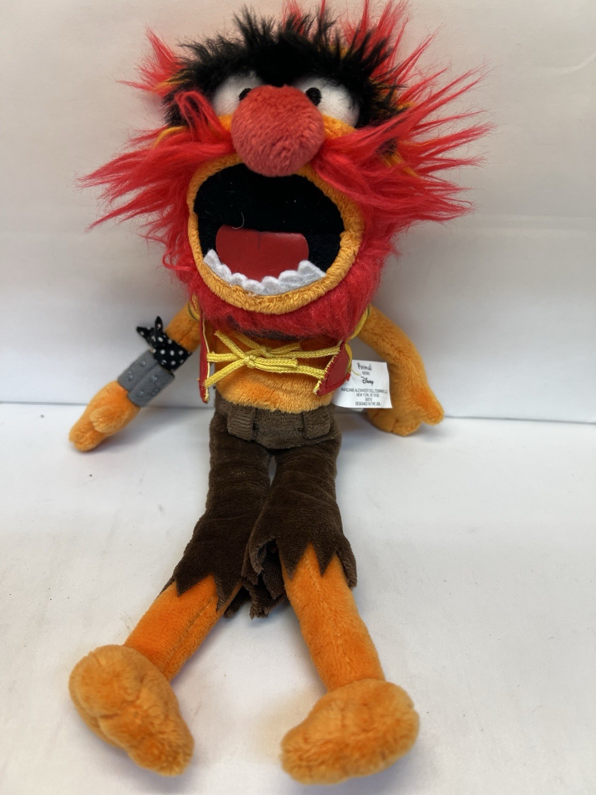 2015 Disney The Muppets Animal Drummer Plush 11