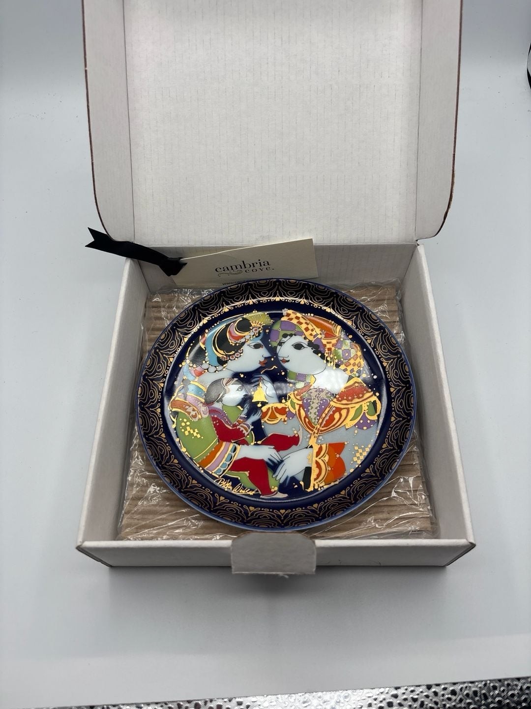 Rosenthal Bj8rn Wiinblad Aladin und die Wunderlampe XII Collector Plate 6.3\