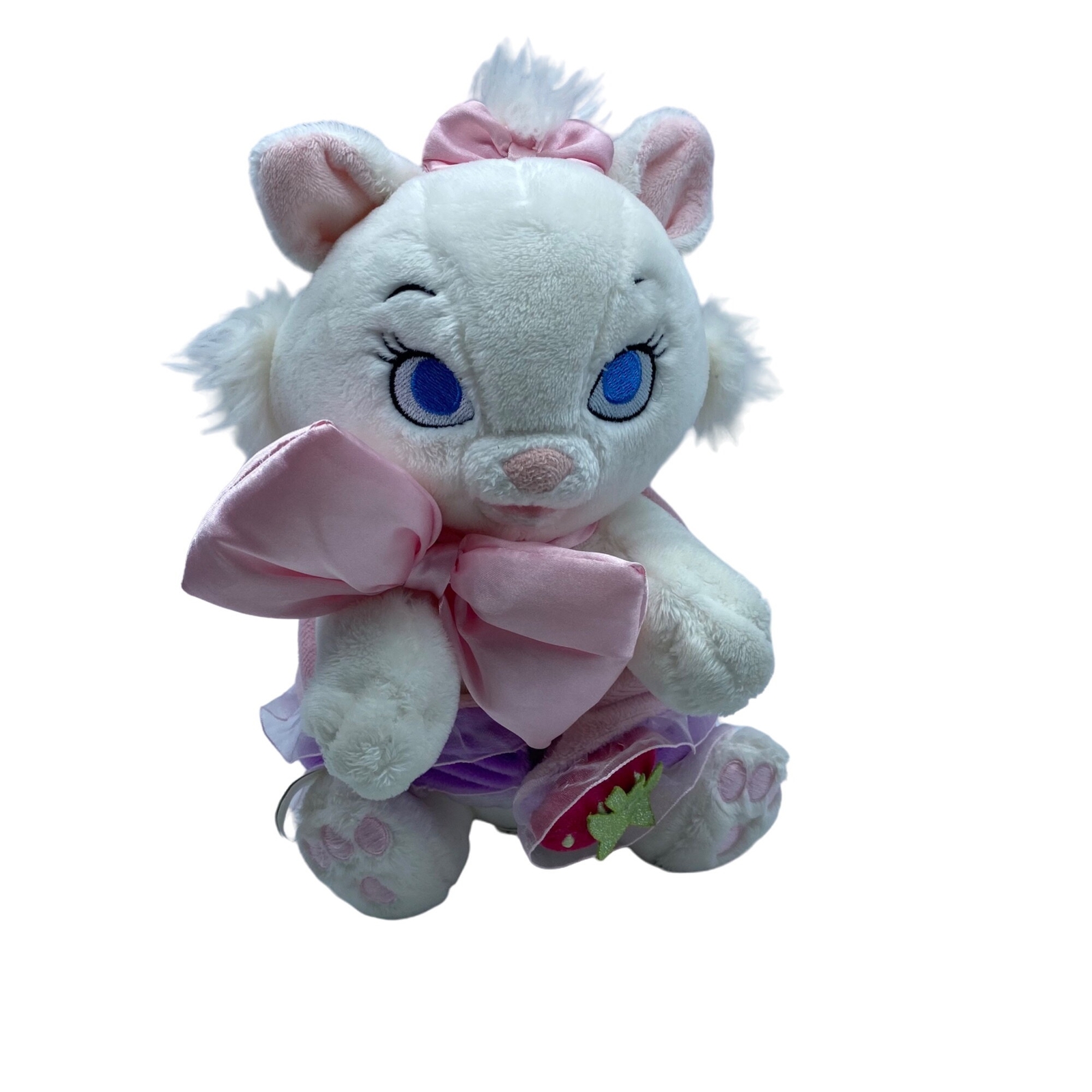Disney Parks Disney\'s Babies Aristocats Marie Plush Stuffed Animal Blankie 10\