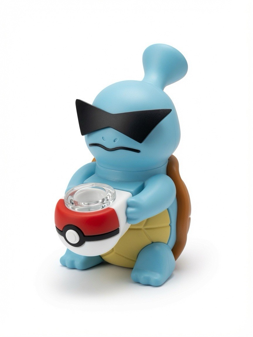 Squirtle Squad Silicone Water Pipe – 5 Squirtle Squad Silicone Water Pipe – 5