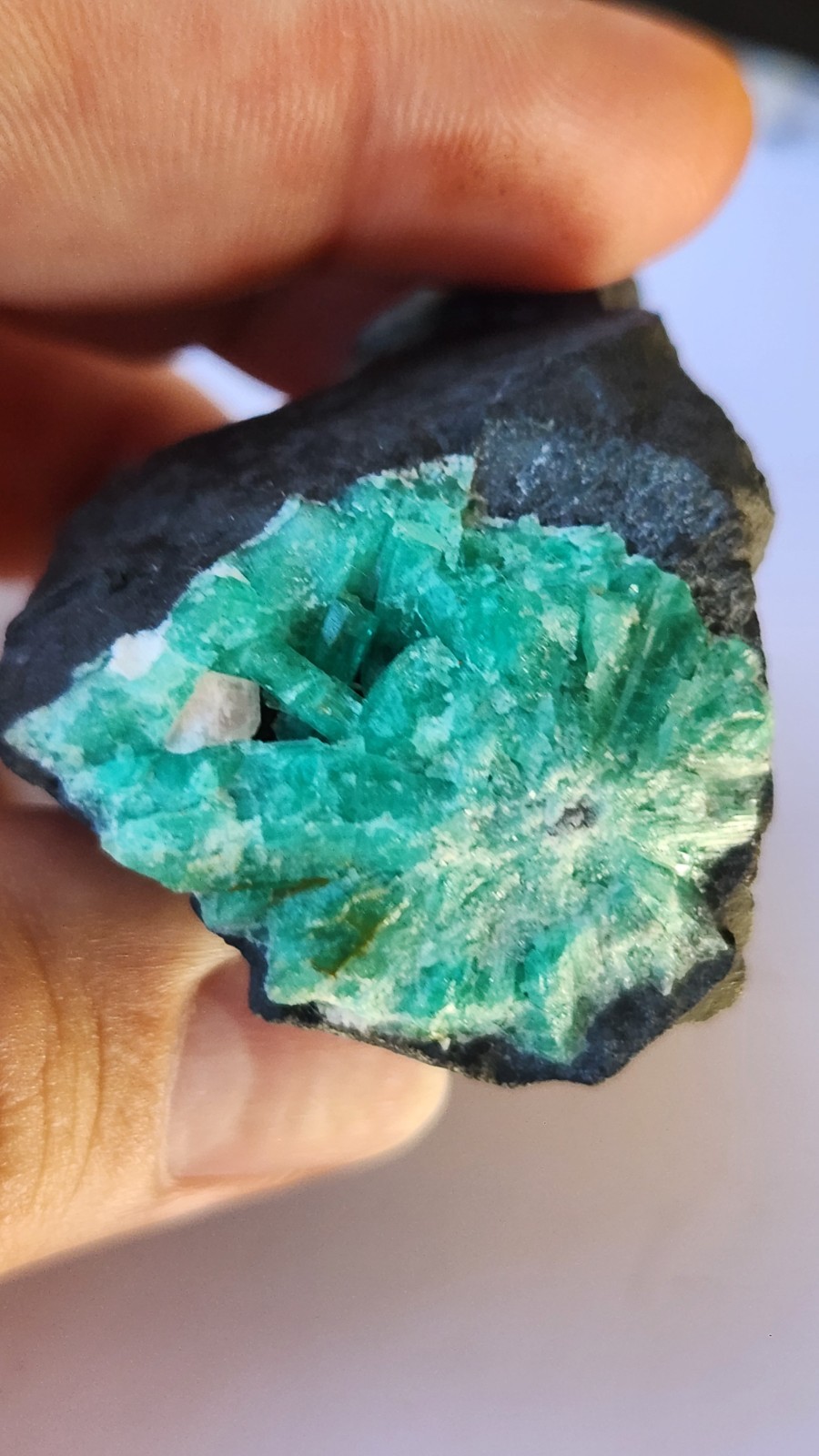 83g Natural Untreated Colombian Emerald Specimen Matrix Muzo Calcite Quartz