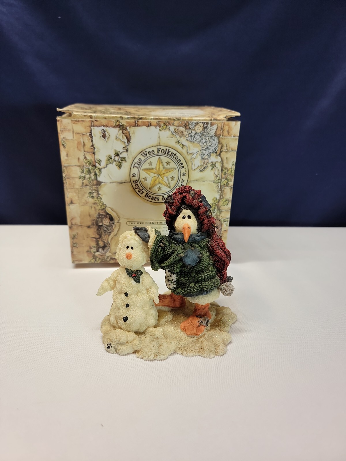 1999 Boyds Bears Wee Folksrone Style 36801  Gaston Coldfin The Masterpiece