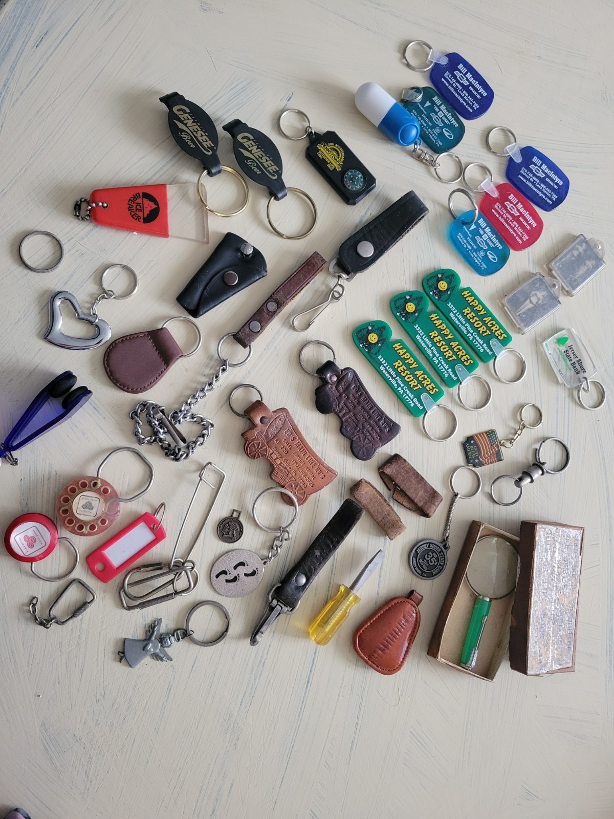 Junk Drawer Lot Vintage Collectibles Key Chains
