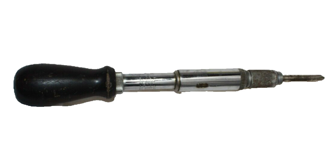 Antique Greenlee Spiral Ratchet Screwdriver No . 448 Made In USA Antique Greenlee Spiral Ratchet Screwdriver No . 448 Made In USA