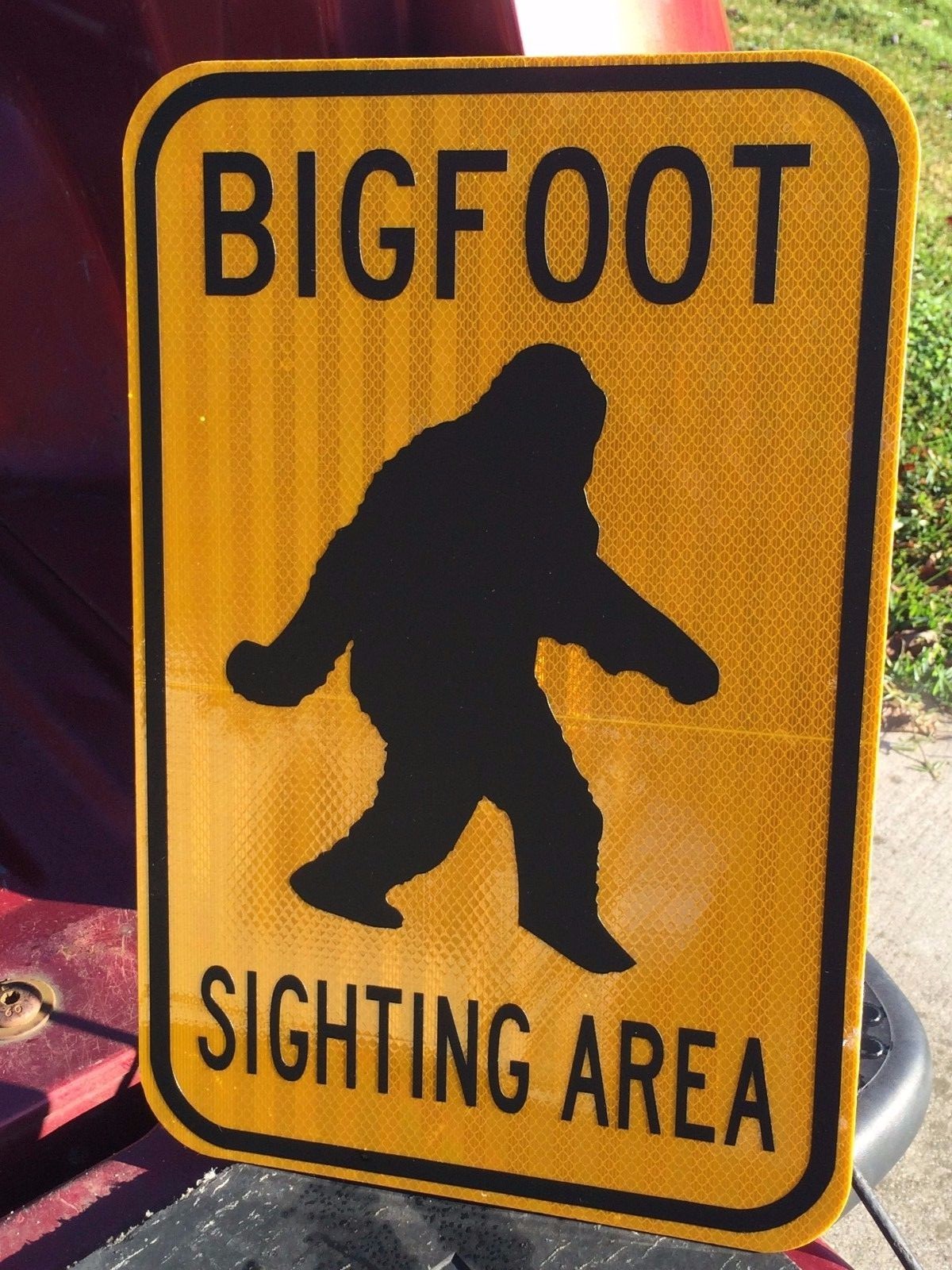 BIGFOOT road sign 12\