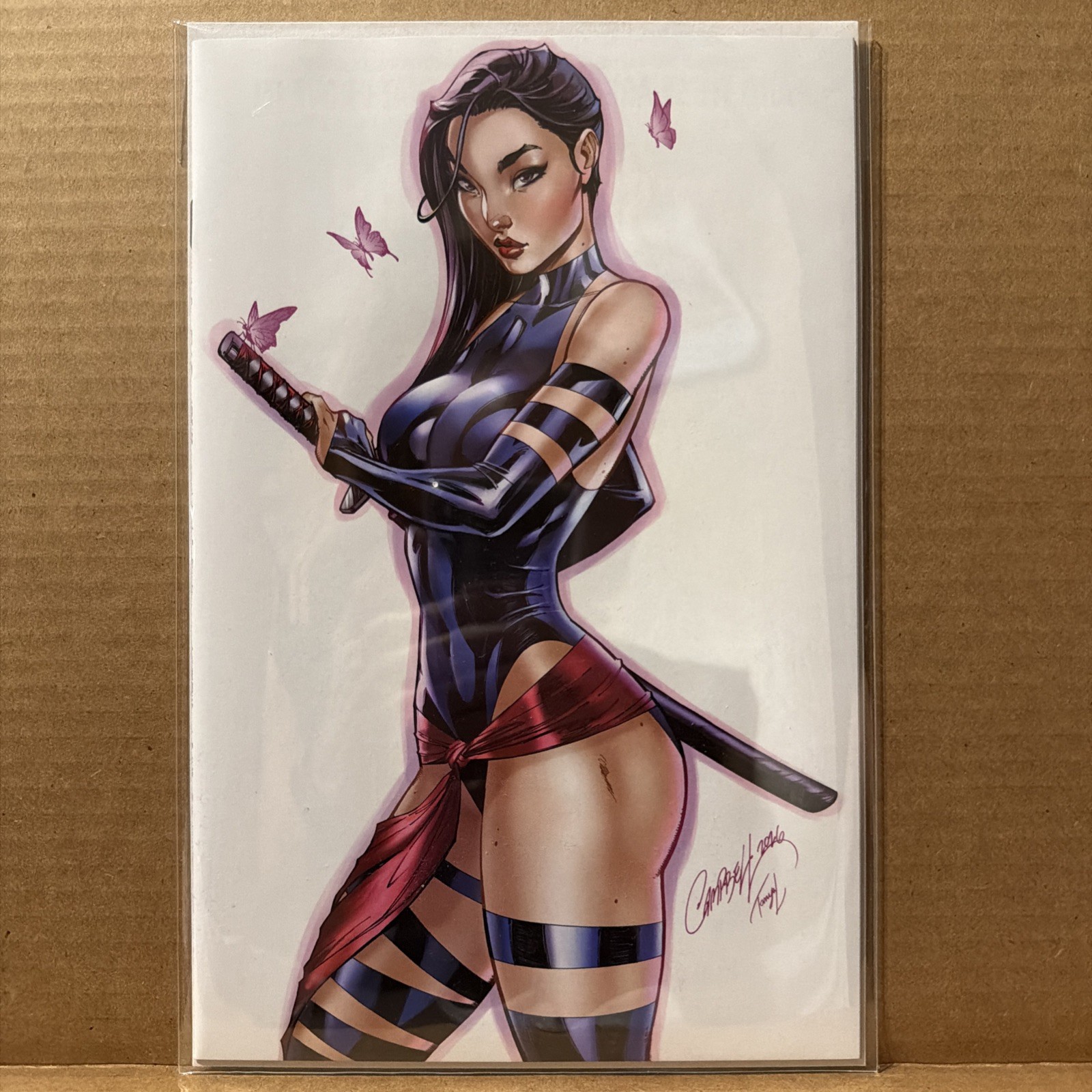 PSYLOCKE NINJA #5 J SCOTT CAMPBELL VIRGIN VARIANT NM/NM+ X-MEN