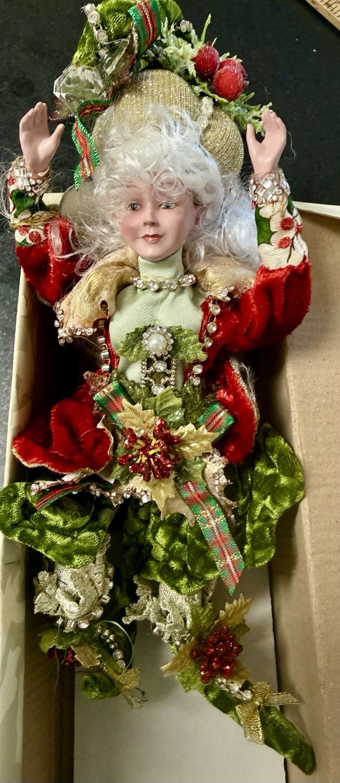 Rare Mark Roberts Holly Belle Princess Fairy Small #331/2000 Christmas Rare Mark Roberts Holly Belle Princess Fairy Small #331/2000 Christmas