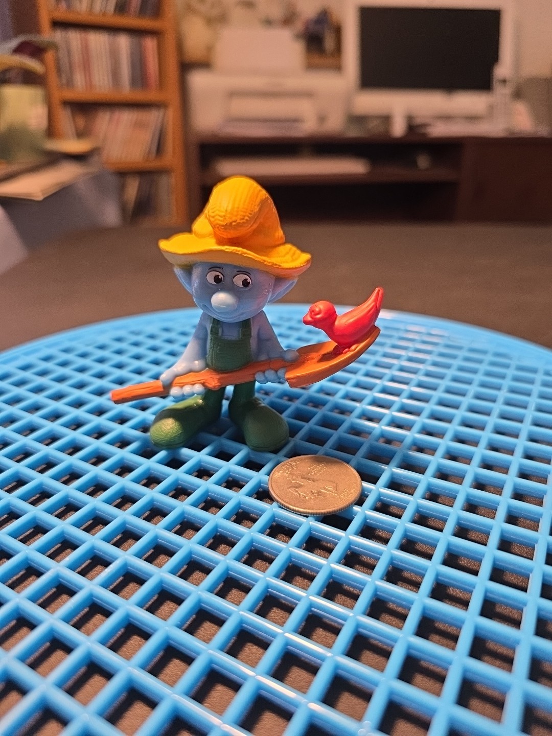 Guy Gardener Smurf Figure 2\