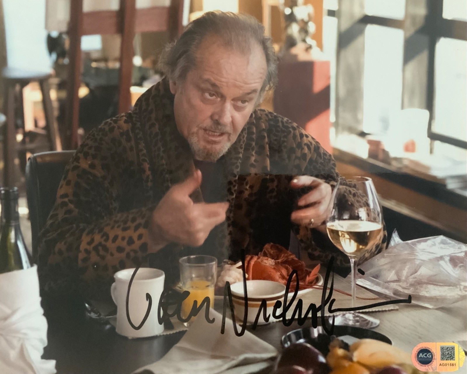 Jack Nicholson HAND SIGNED 10x8 photo RACC Trusted Seller ACG Cert RARE COA