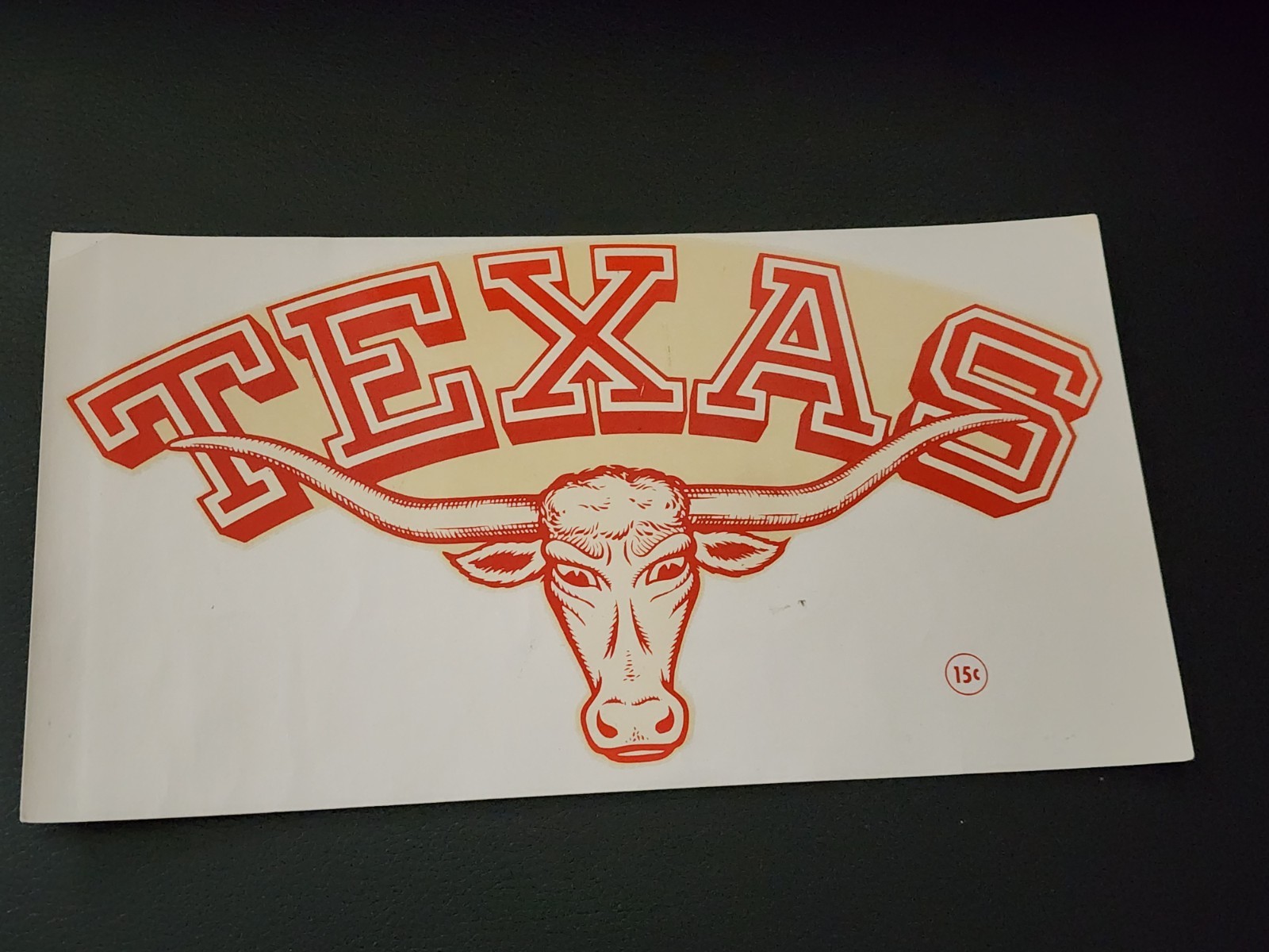 Vintage Univeristy of Texas Longhorns Decal 4.5 Vintage Univeristy of Texas Longhorns Decal 4.5