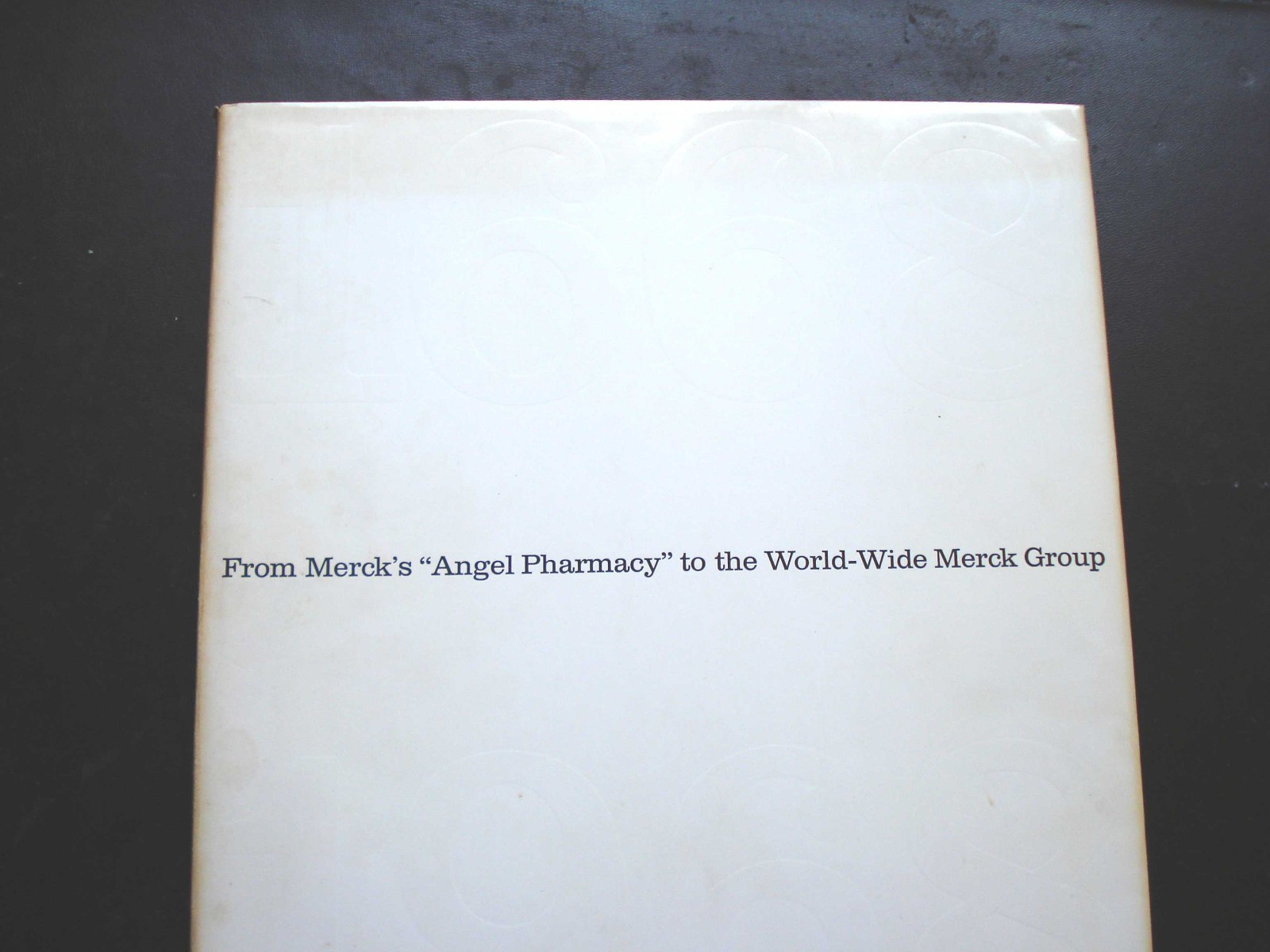 History of E Merck AG Darmstadt  1668 to 1968