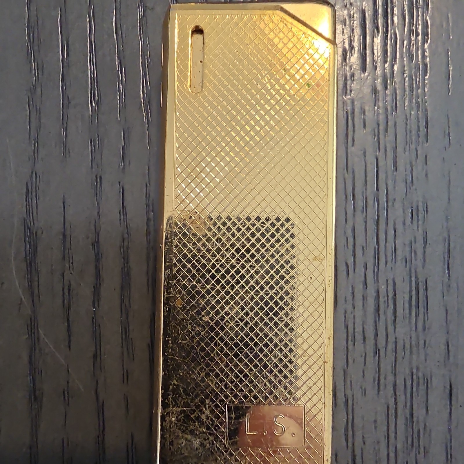 Vintage Colibri Lighter Japan Goldtone Stamped L.S.