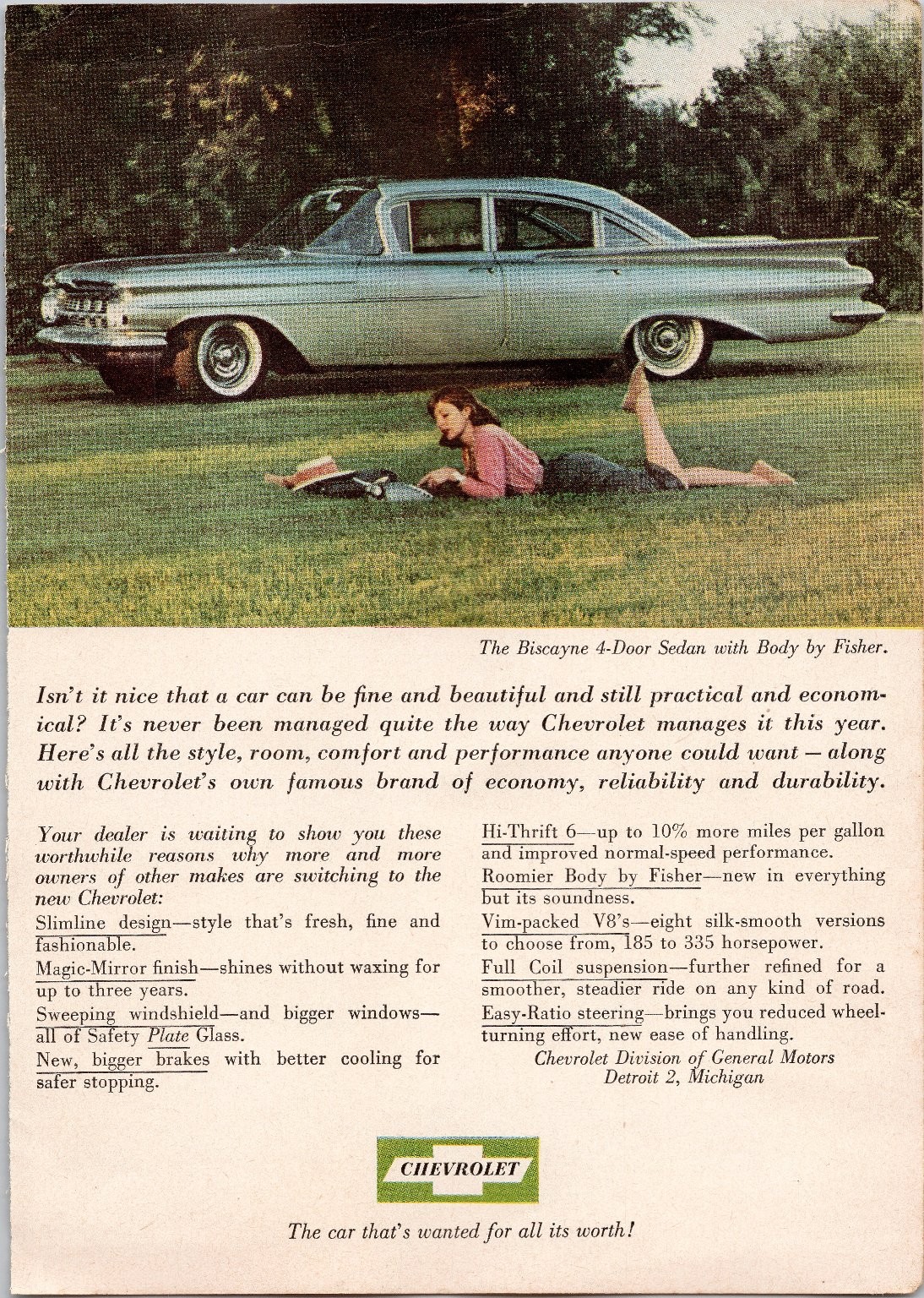 Chevrolet Biscayne 1959 Vintage Magazine Ad Classic Car Auto Print Chevrolet Biscayne 1959 Vintage Magazine Ad Classic Car Auto Print