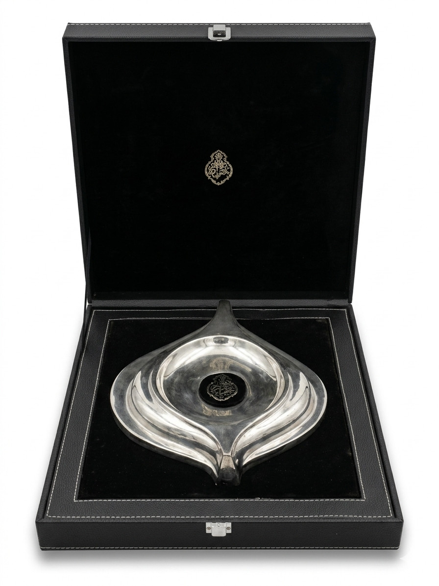 Islamic Kaaba Hajr e Aswad Inspired Wall Art Metal Decor Muslim-Small Size 27 CM