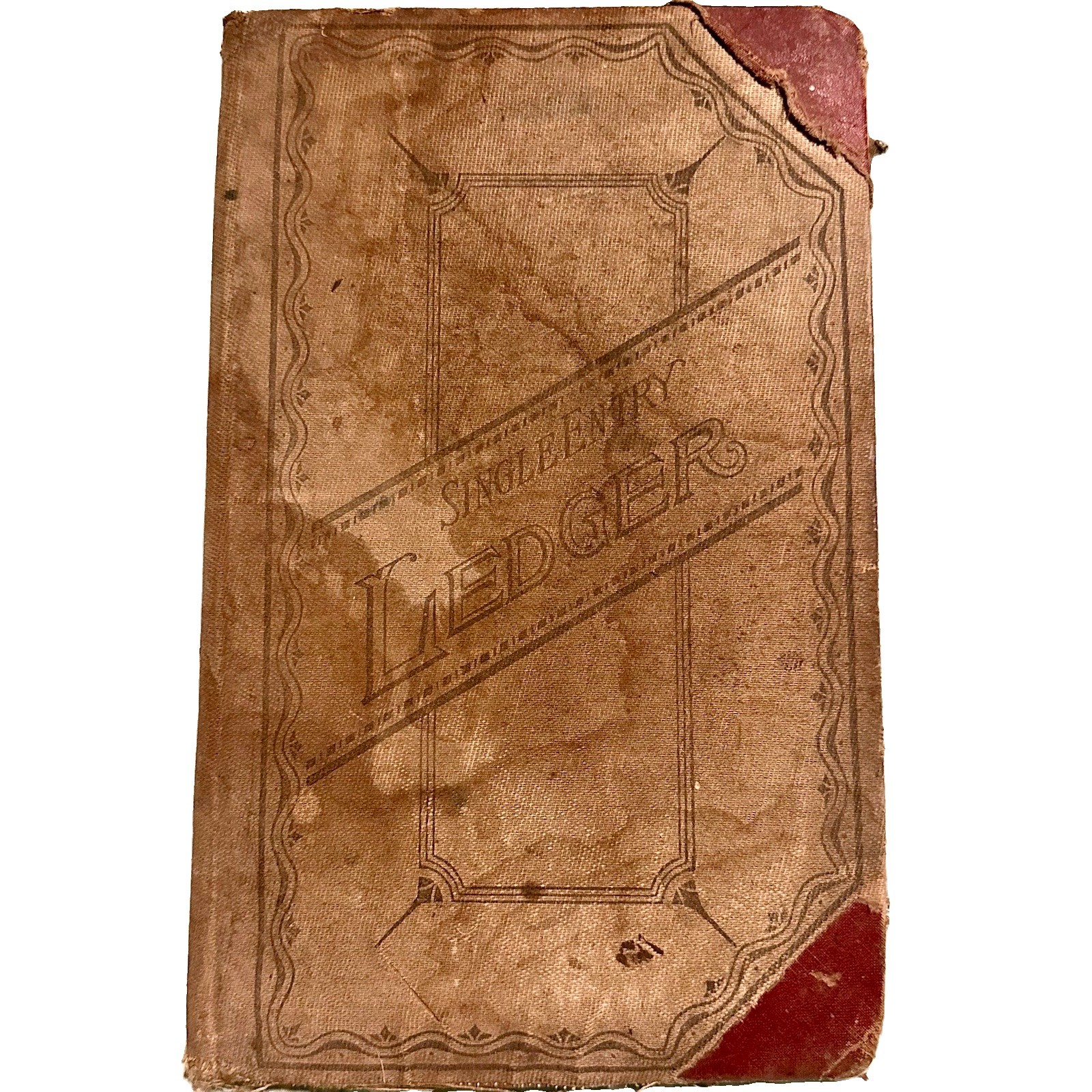 ATQ VTG 1943 Ledger Day Book Old General Store & Cafe Pachuta, MS Ephemera